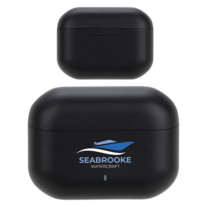 Black Sonoro Dual Microphone Noise Cancelling TWS Earbuds