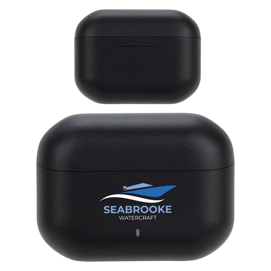 Black Sonoro Dual Microphone Noise Cancelling TWS Earbuds