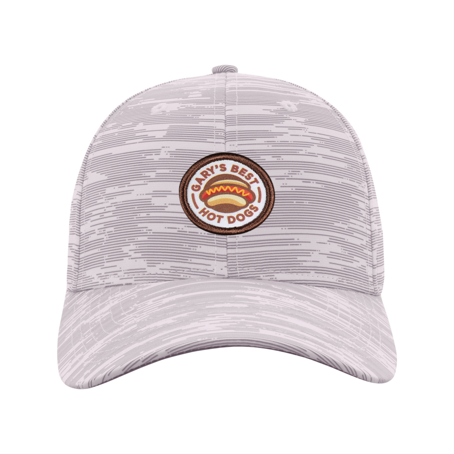 White-Grey Ahead The Streaker Performance Cap