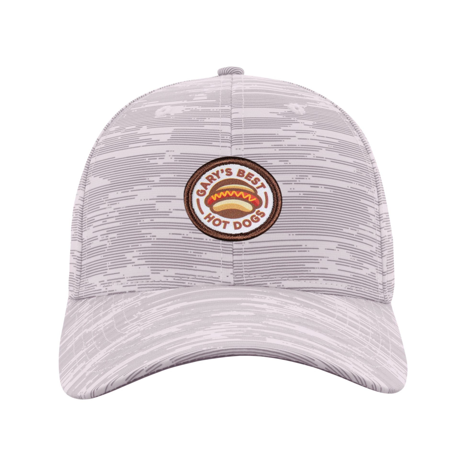 White-Grey Ahead The Streaker Performance Cap