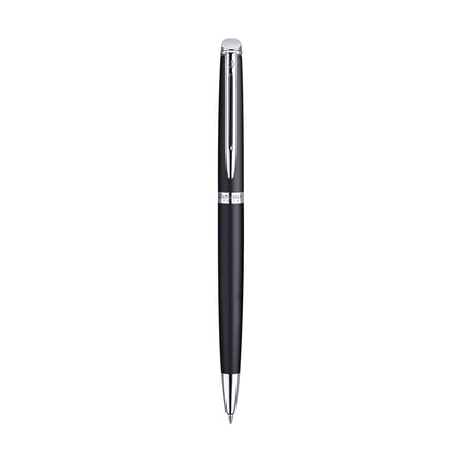 Black Matte - Silver Trim Waterman Hemisphere Ballpoint - Matte, Blue Ink