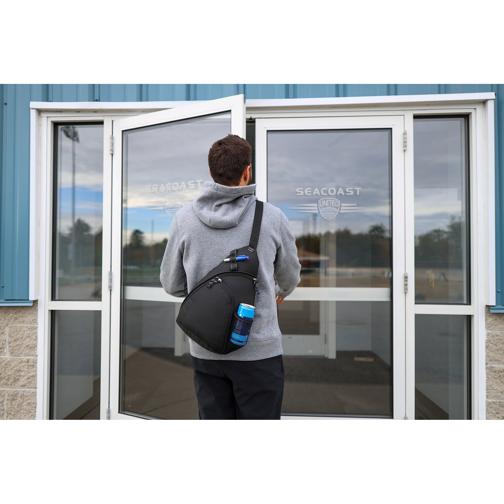 Black Wave Sling Bag