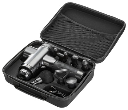 Black Comfort Logic™ Citadel Full Size 6-Speed Massage Gun