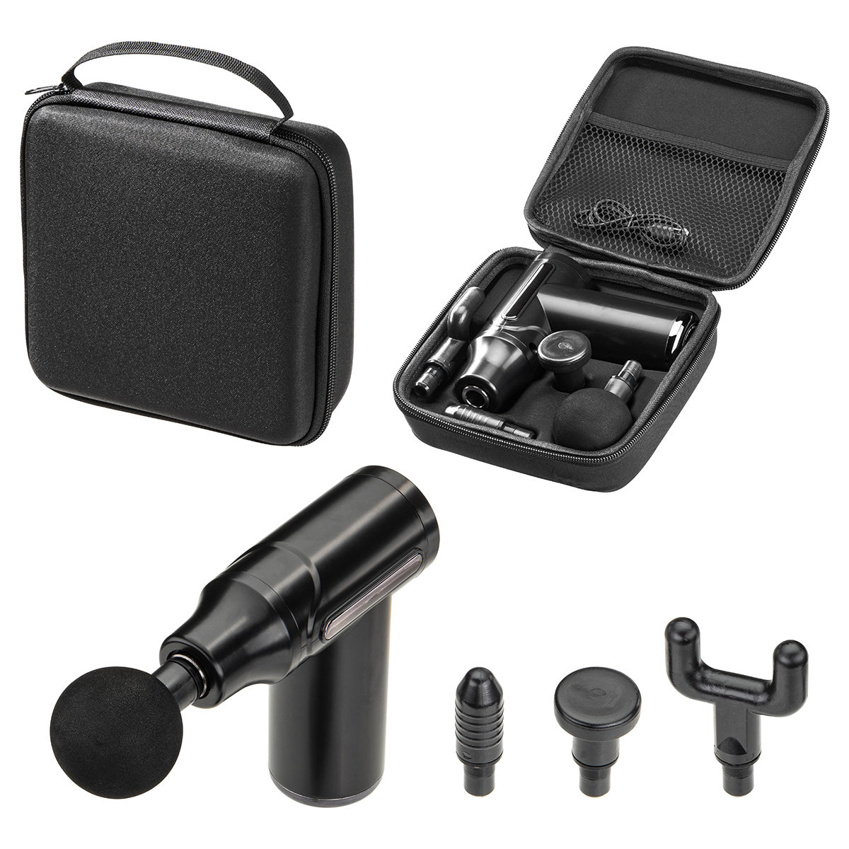 Black Comfort Logic™ Crimson Massage Gun