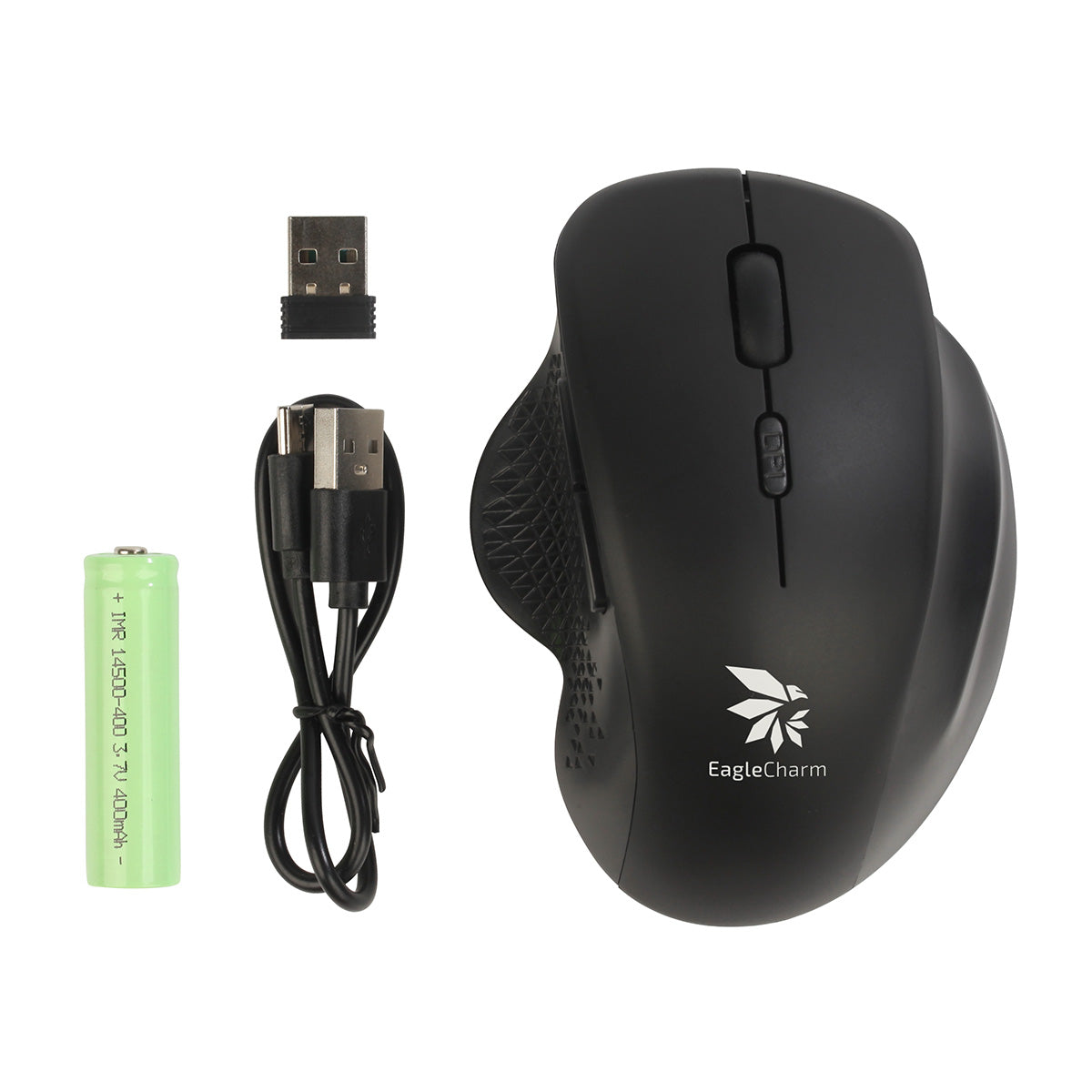 Black Ascent Rechargeable Wireless Mouse