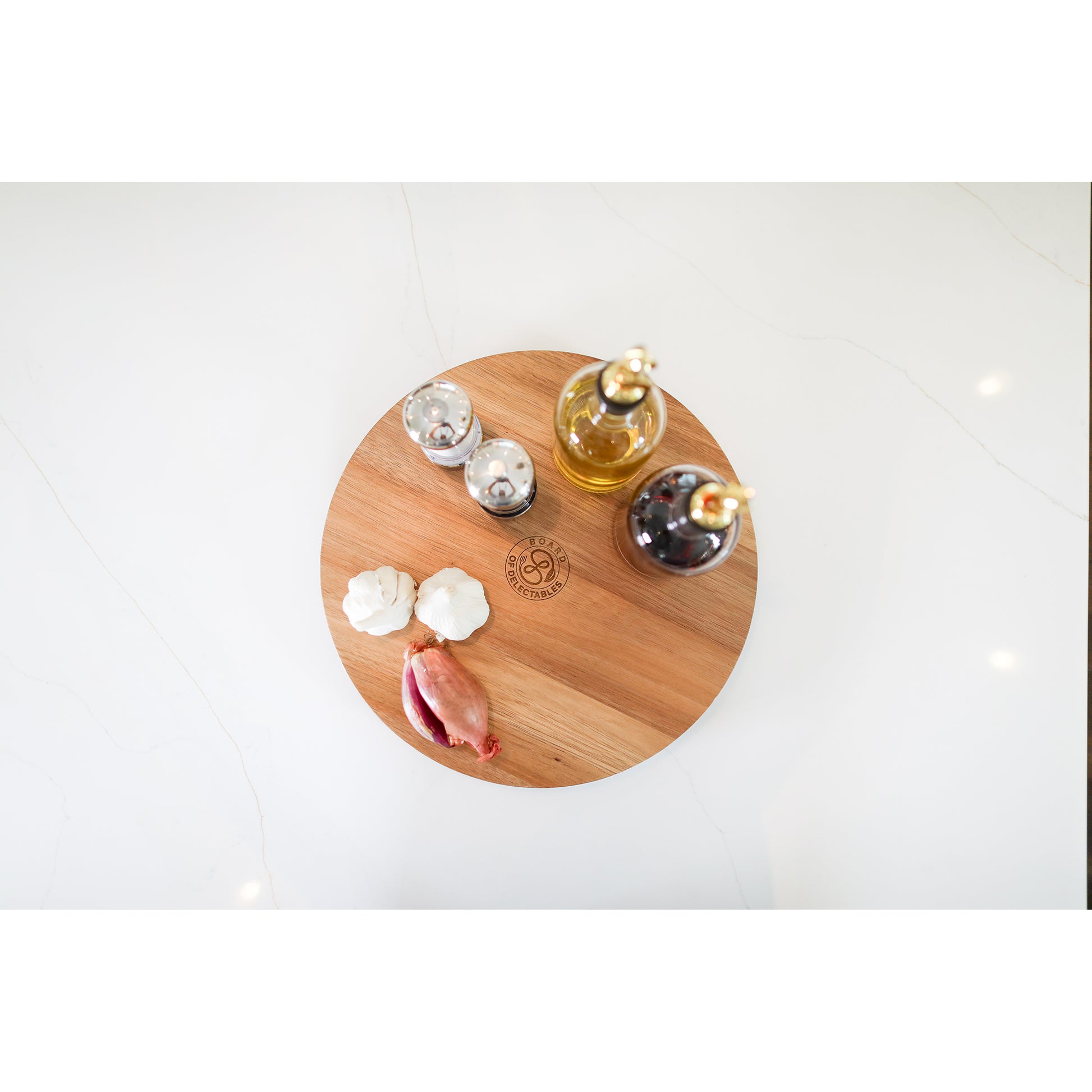 Wood La Cuisine Lazy Susan Revolving Tray