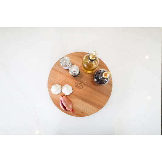 Wood La Cuisine Lazy Susan Revolving Tray