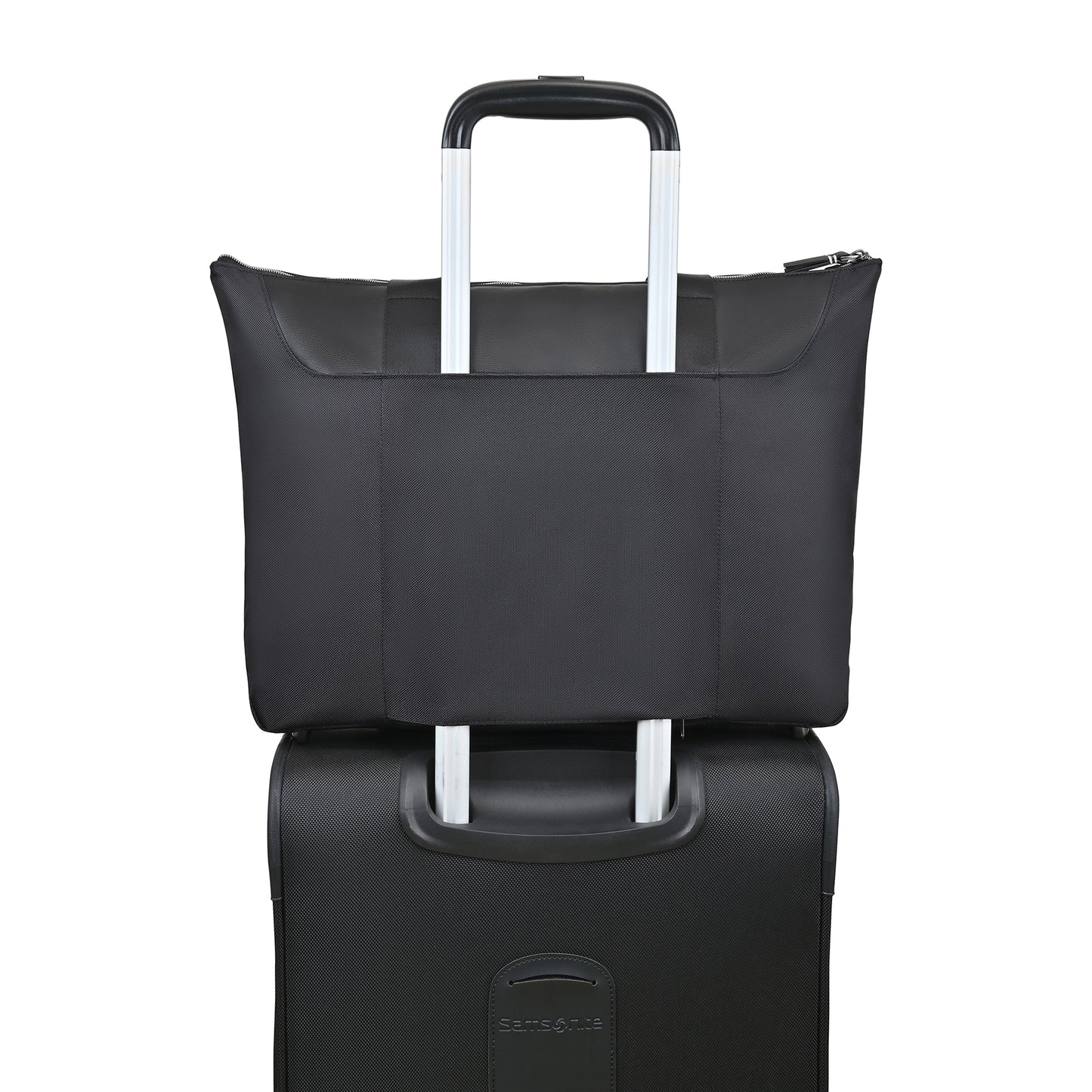 Black Travis & Wells® Lennox Laptop Tote
