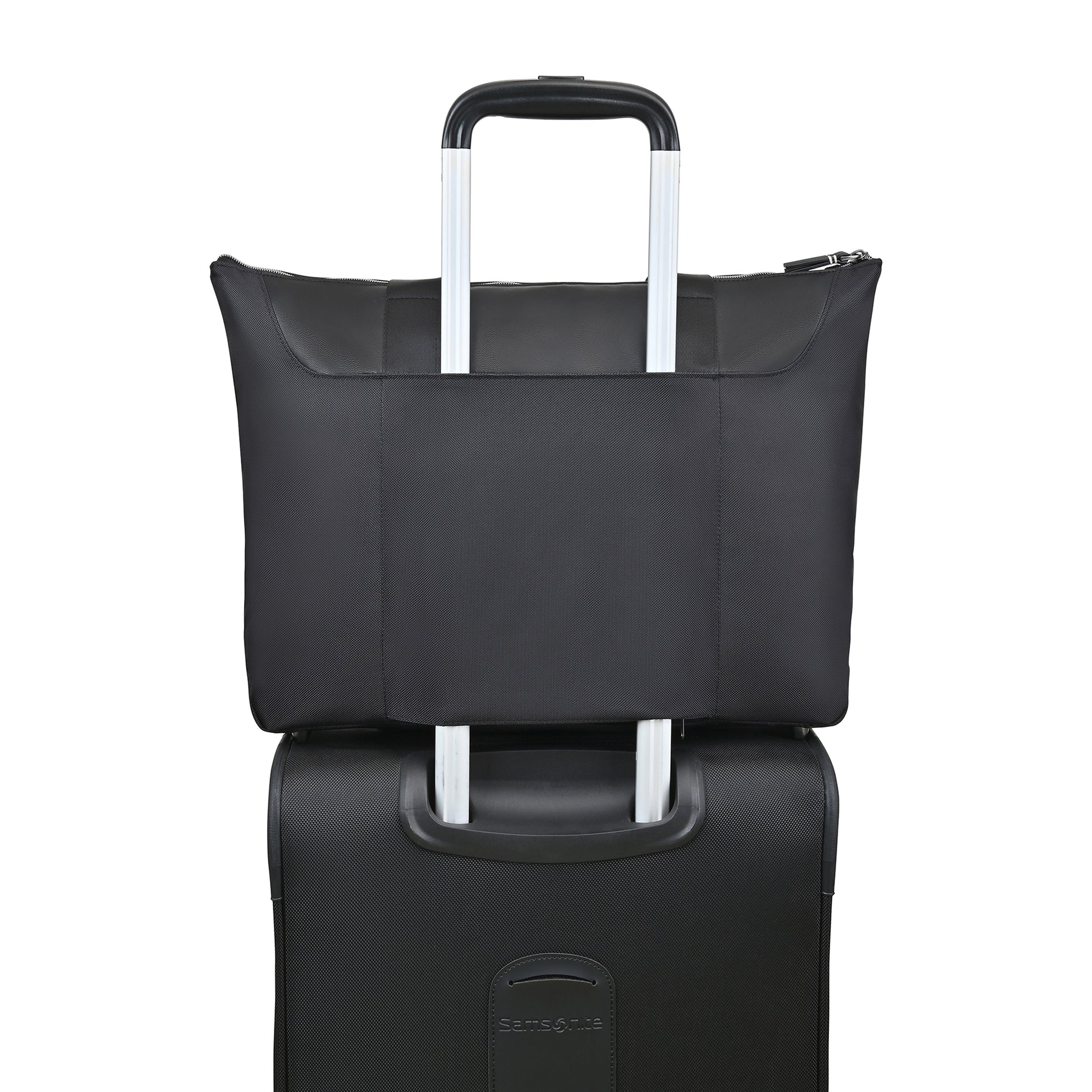 Black Travis & Wells® Lennox Laptop Tote