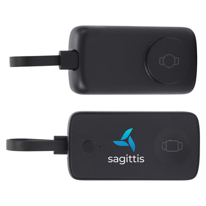 Baron 2000mAh Power Bank with Watch Charger & Built-In Cable