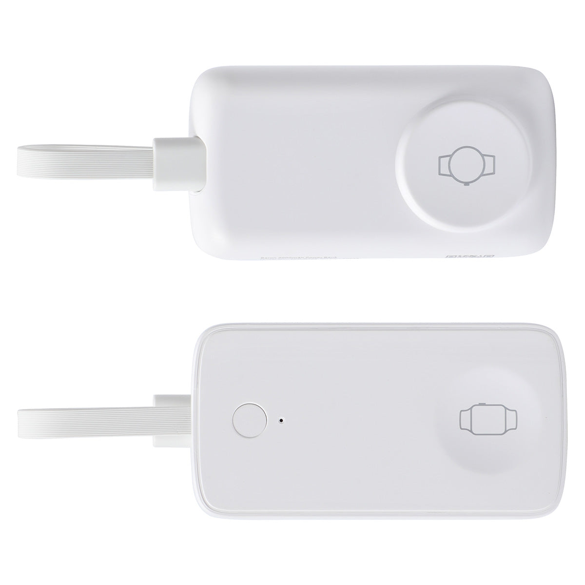 Baron 2000mAh Power Bank with Watch Charger & Built-In Cable