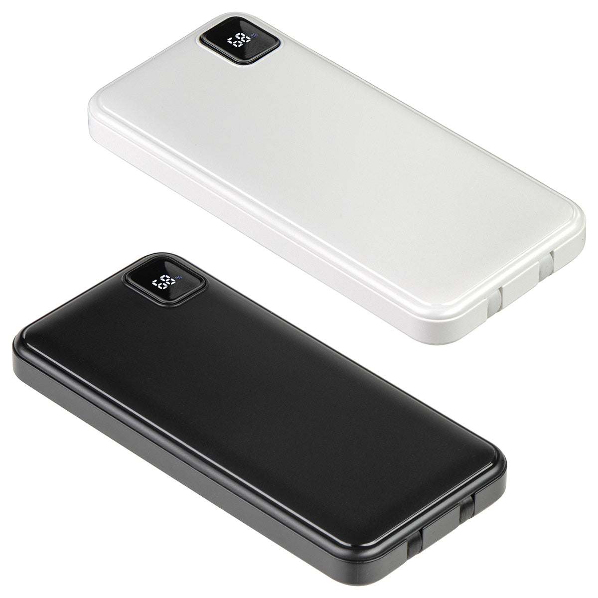 Black Marquis 10000mAh 20W PD Power Bank with Built-In Cables