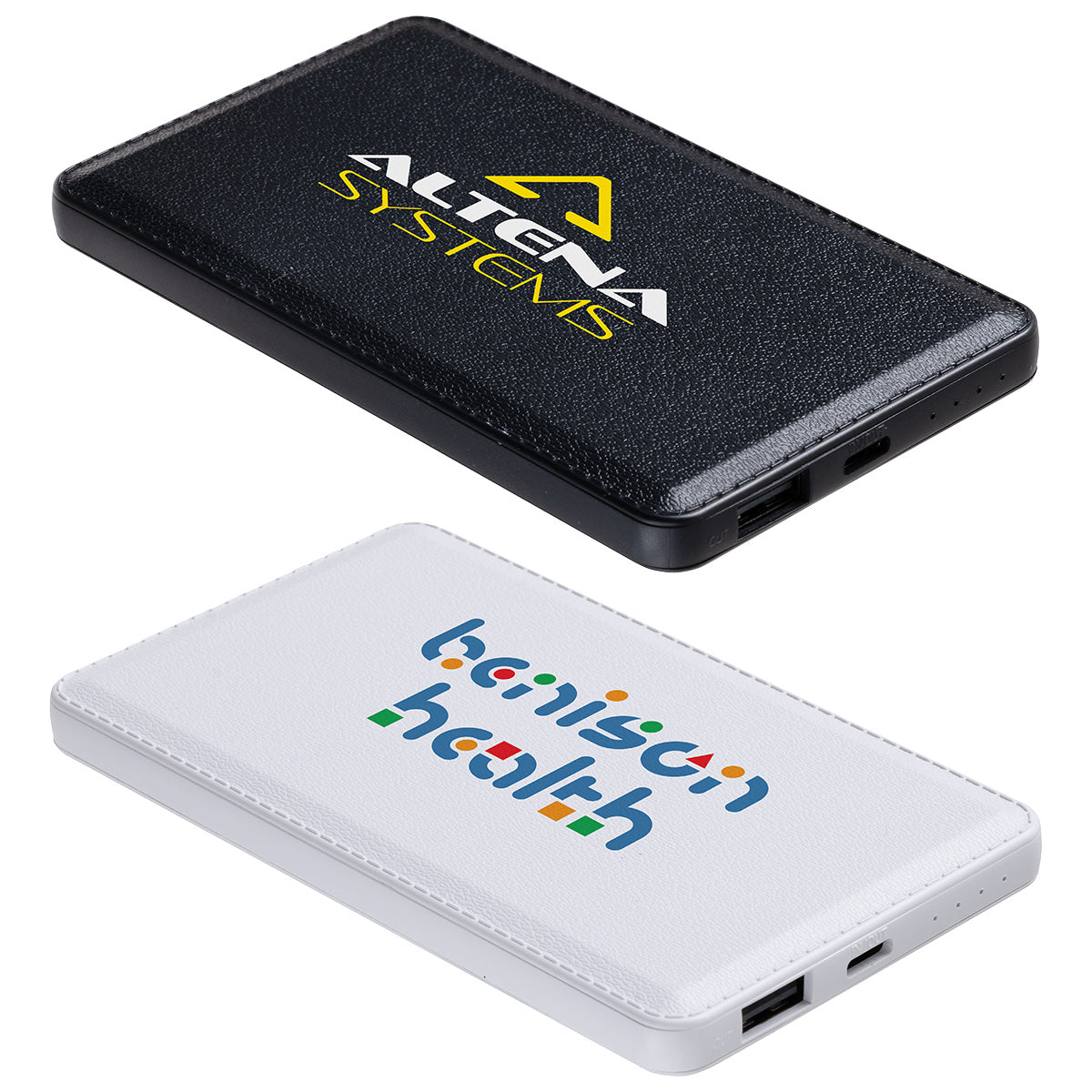 Black Sovereign 4000mAh Wireless Charging Power Bank with Recycled Case