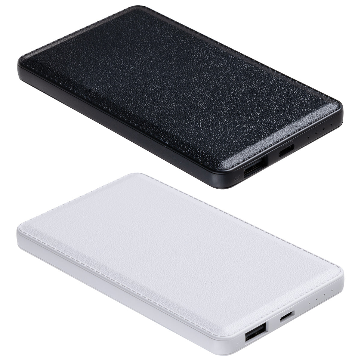 Black Sovereign 4000mAh Wireless Charging Power Bank with Recycled Case