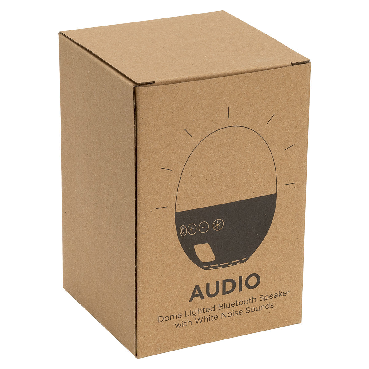 Gray Audio Dome Lighted Wireless Speaker with White Noise Sounds