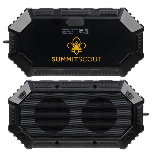 Black Anthem Light-Up IPX6 Waterproof Wireless Speaker