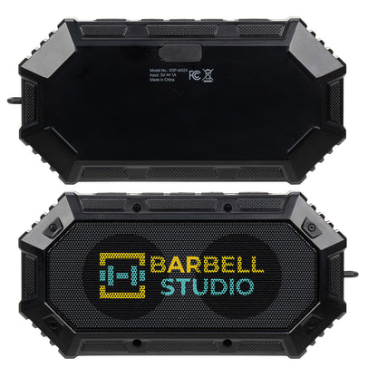 Black Anthem Light-Up IPX6 Waterproof Wireless Speaker