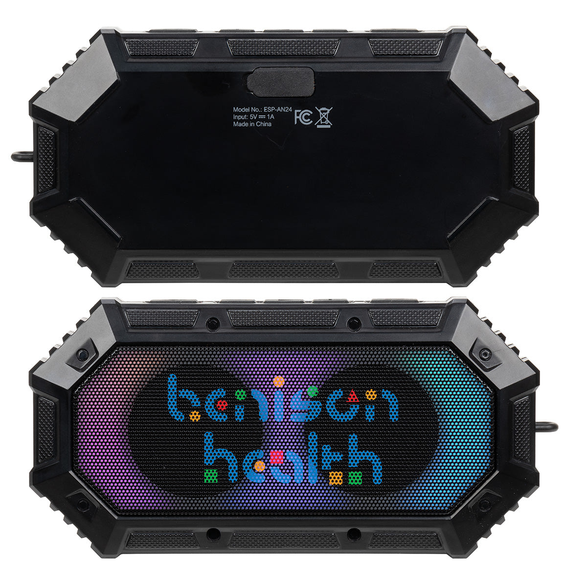 Black Anthem Light-Up IPX6 Waterproof Wireless Speaker