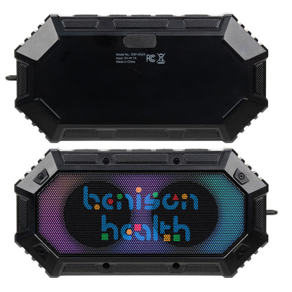 Black Anthem Light-Up IPX6 Waterproof Wireless Speaker