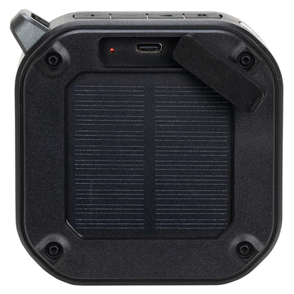 Black Aria IPX6 Waterproof Solar-Powered Wireless Speaker
