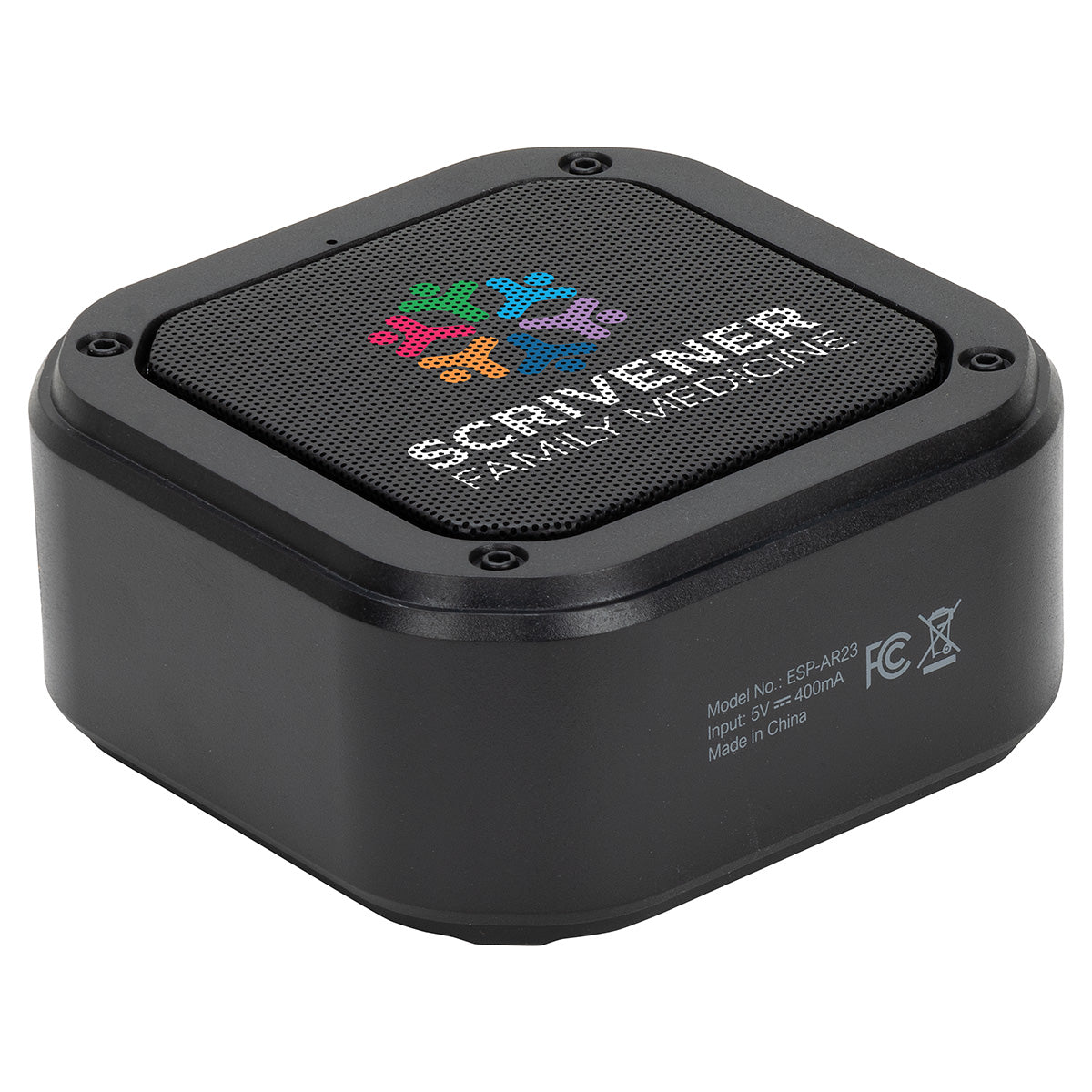 Black Aria IPX6 Waterproof Solar-Powered Wireless Speaker