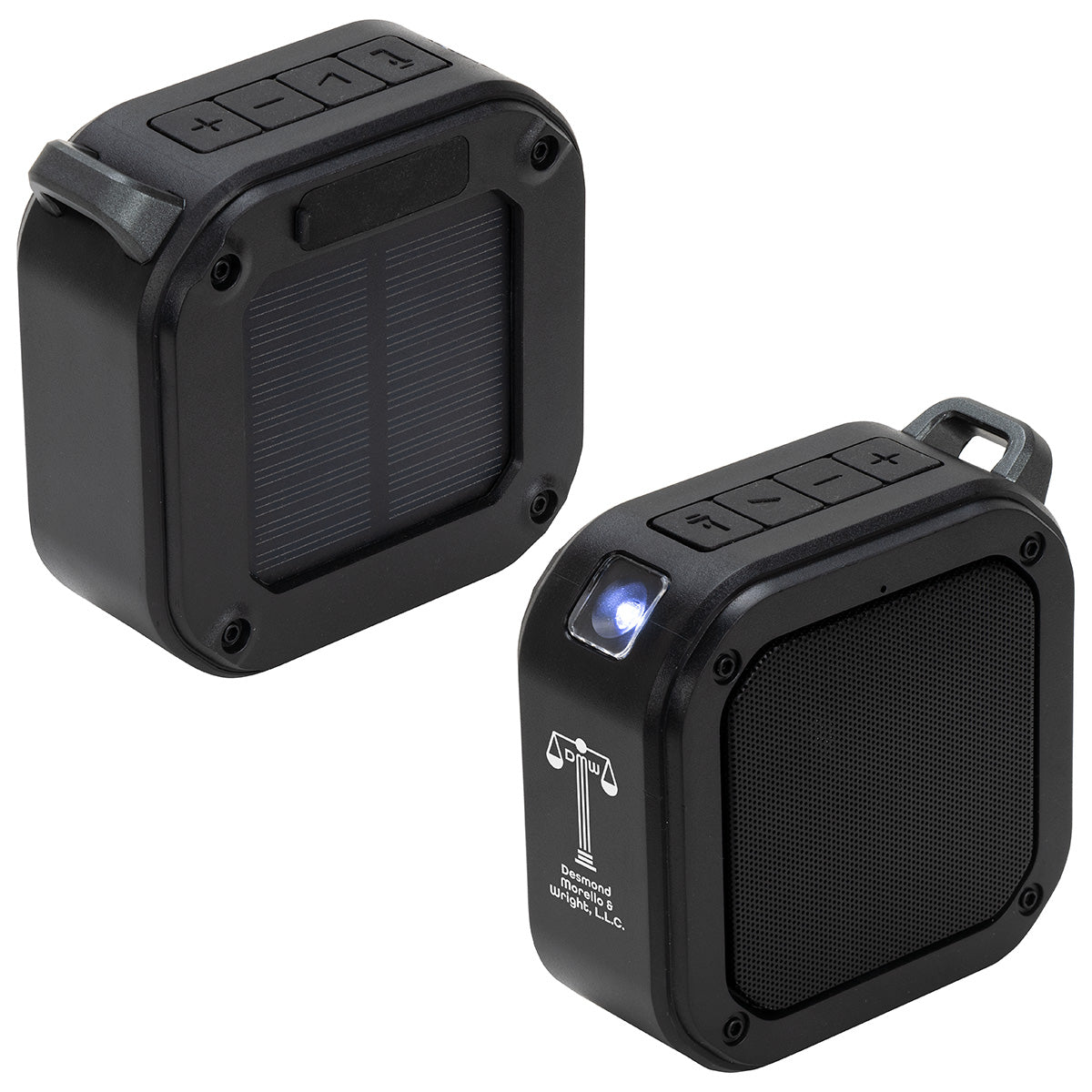 Black Aria IPX6 Waterproof Solar-Powered Wireless Speaker
