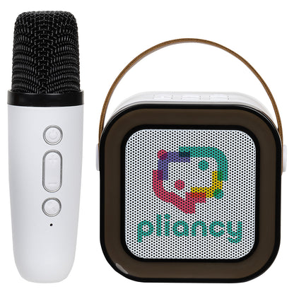 White Audition Wireless Karaoke Speaker with Microphone