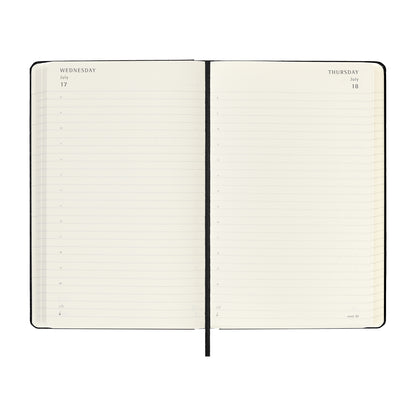 Black Moleskine® Hard Cover Large 12-Month Daily 2026 Planner