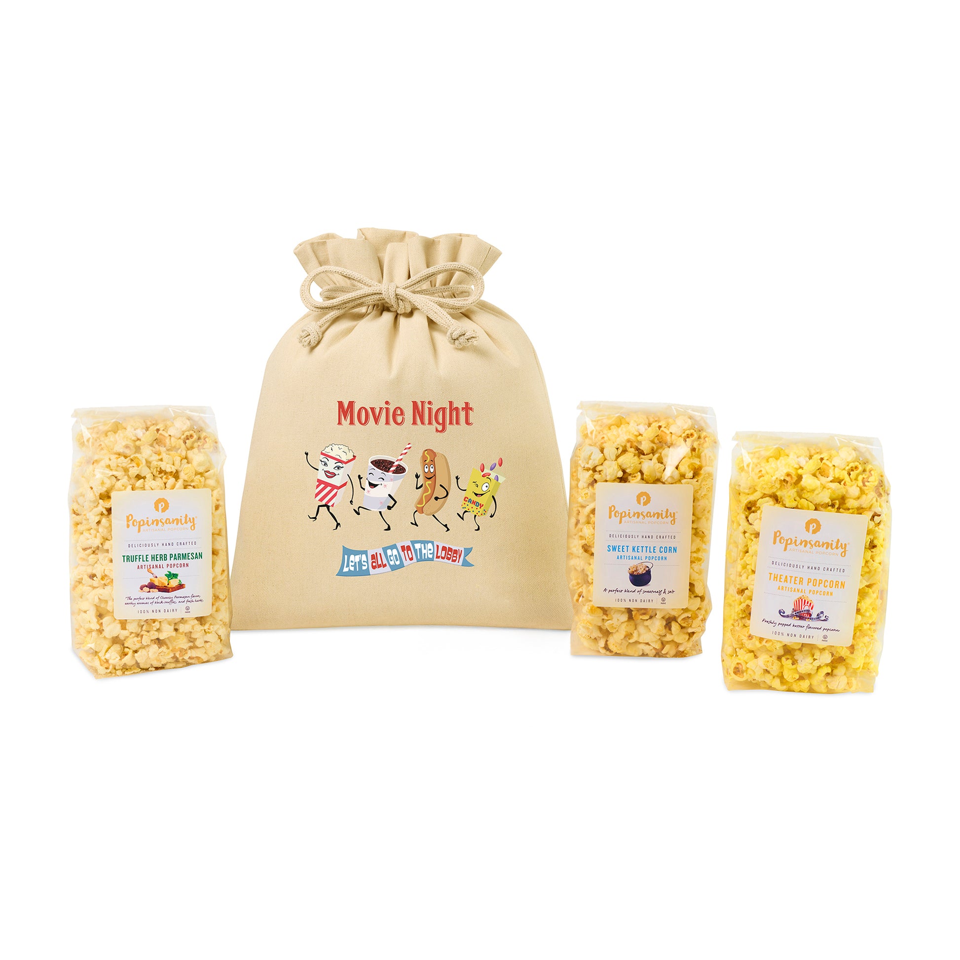 Natural Blockbuster Premiere Popcorn Gift Bag