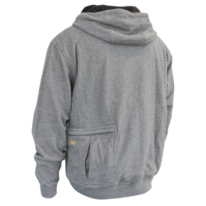 DCHJ080 Men's Heated French Terry Cotton Hoodie without Battery - Gray - Size 2X