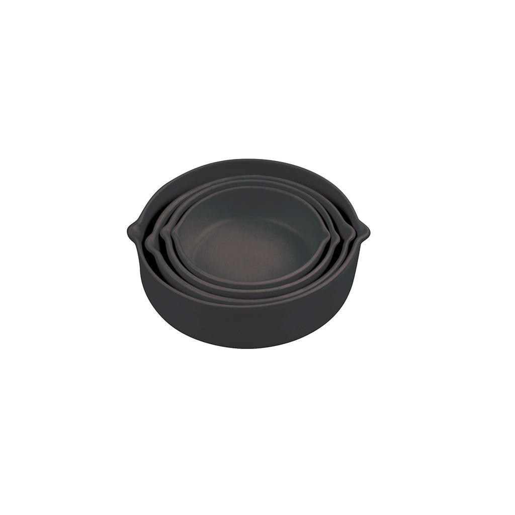 Black Be Home® Brampton Nested Stoneware Measuring Cups