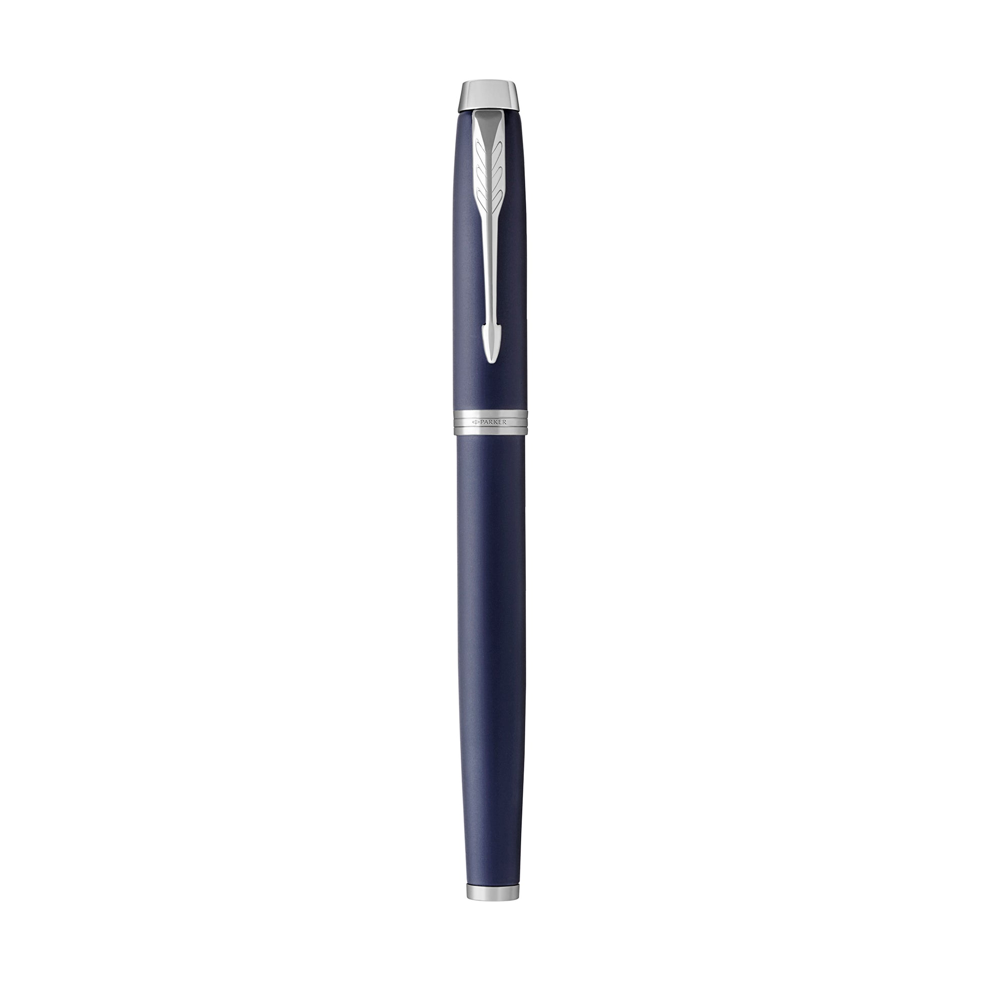 Blue Matte - Silver Trim Parker IM Rollerball - Matte Blue