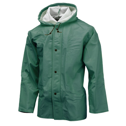 56AJ Dura Quilt Jacket with Hood - Green - Size 4X