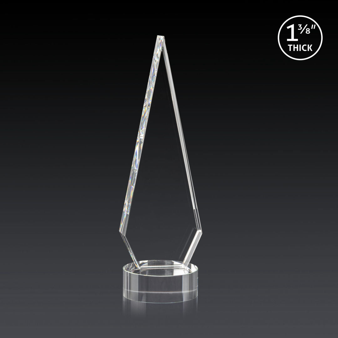 Springfield 3D Award on Stanrich Base - Clear