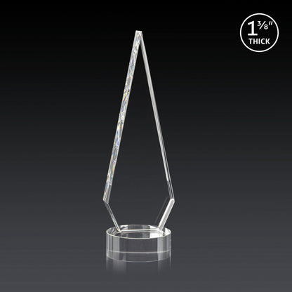 Springfield 3D Award on Stanrich Base - Clear