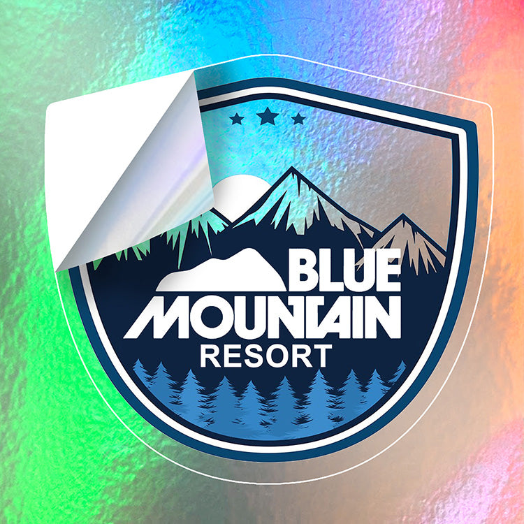 “CUSTOMCUT™” 16.1 sq inch to 25 sq inch Full Color Custom Shape Removable Vinyl Stickers in Singles