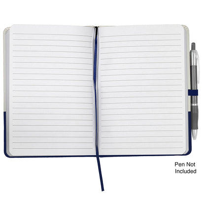 “Capitola" Notepad Notebook with Pen Loop