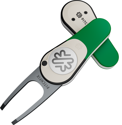 Pitchfix Icon Golf Divot Tool in Window Tin