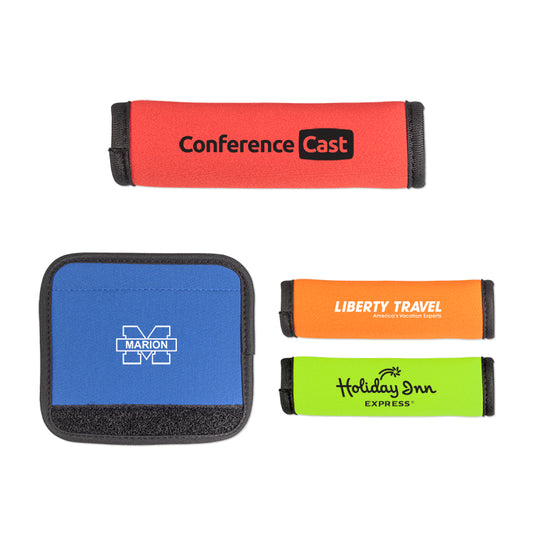 Blue Luggage Handle Wrap