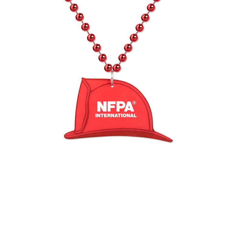 Red Fire Hat Medallion