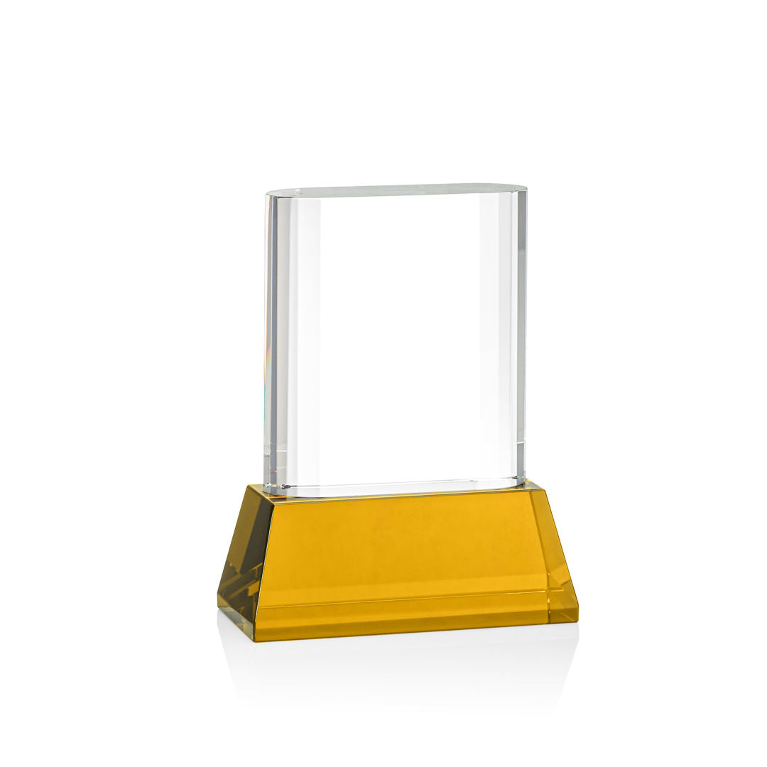 Merit VividPrint™ Award on Base - Amber