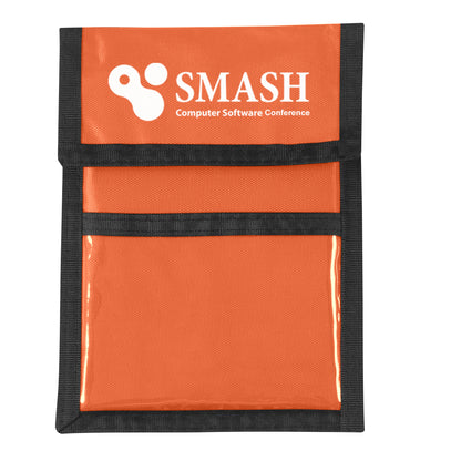 Nylon Neck Wallet Badge Holder
