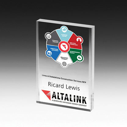 PhotoImage® Rectangle Paperweight - 3” x 5” x 3/4”