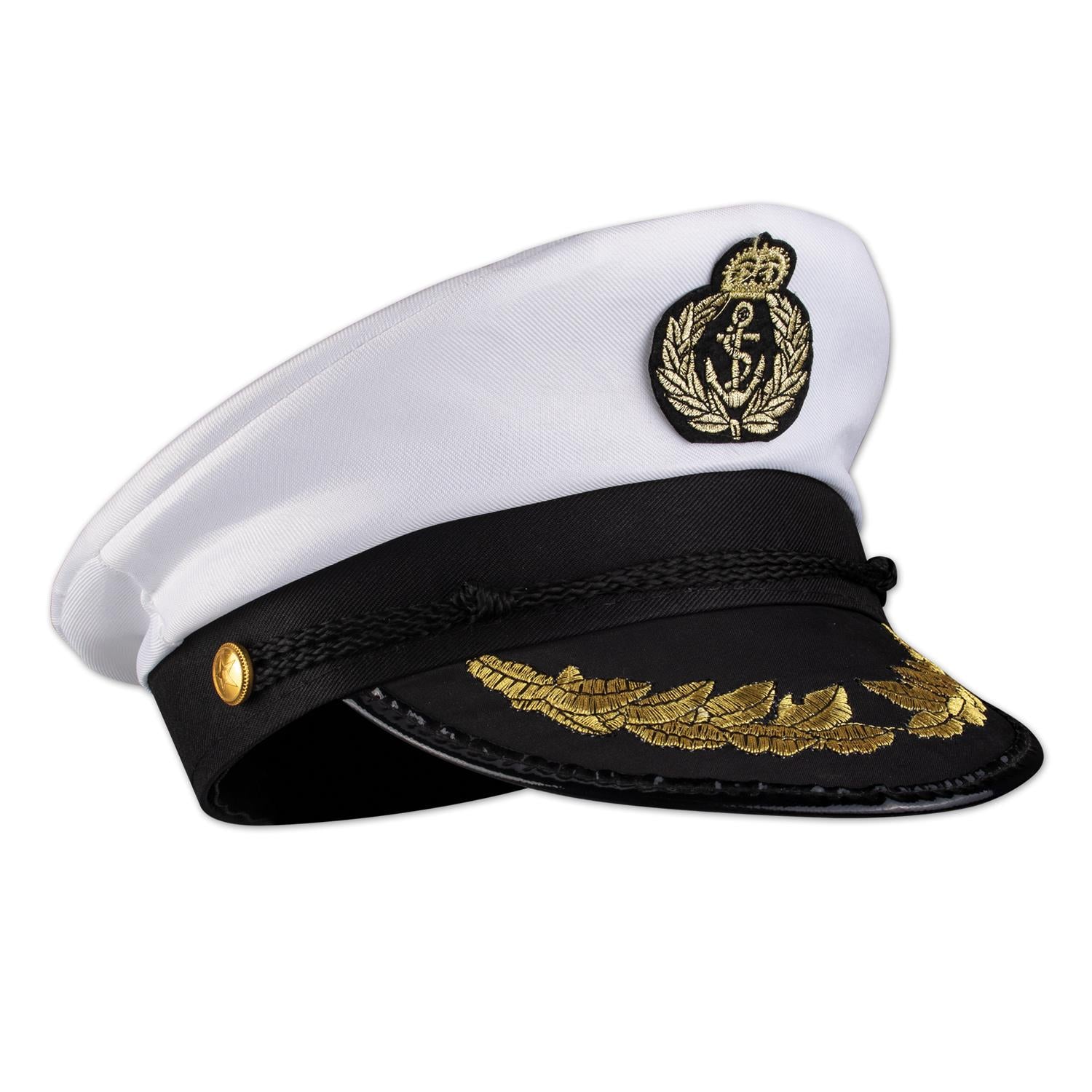 White Captain's Hat