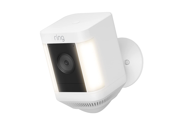 Ring Spotlight Cam Plus Battery - White