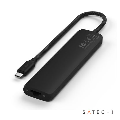 SATECHI® 7-in-1 USB-C Slim Multiport Adapter w/Ethernet