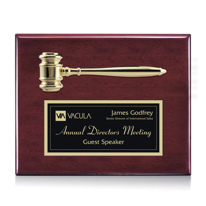 Gavel Plaque