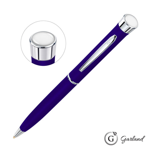 Garland® Color Matte Custom Twist Pen - Chrome