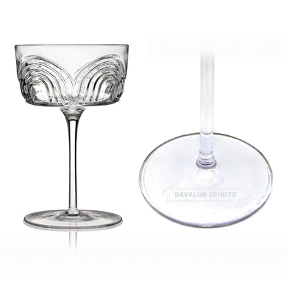 Viski® Deco Beau Crystal Coupe
