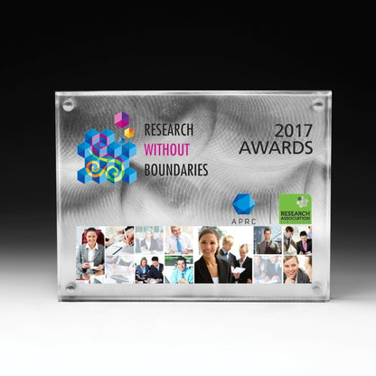 Alumo-Tech II Plaque ( 7" x 9" x 1") - Screen Print